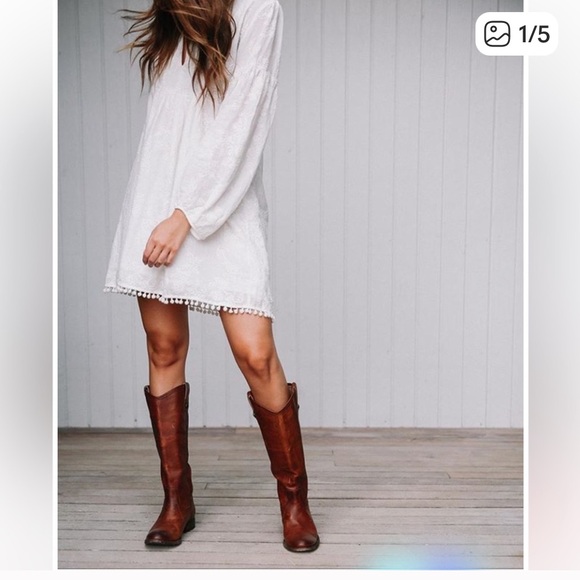 Frye Shoes - Frye Jillian Pull On Brown Boots